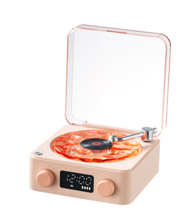 Retro Turntable Speaker Wireless Bluetooth-compatible 5.0 Vinyl Record Player Stereo Sound
